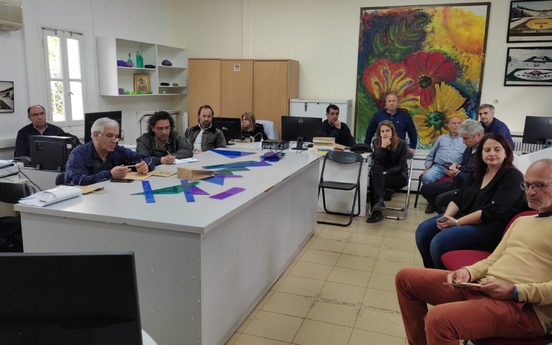 Life GrIn team visited the green department of the Municipality of Athens