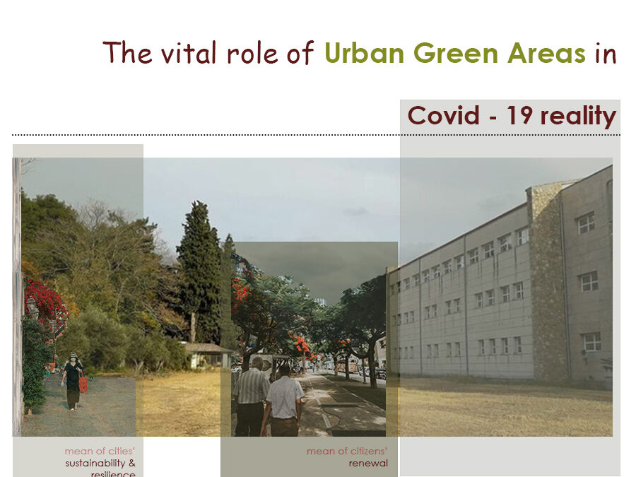 The role of Urban Green Areas in the era of Covid-19