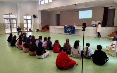 Presentation of the LIFE GrIn project and environmental education actions to the students and teachers of the Primary School of Amarousion, Attica