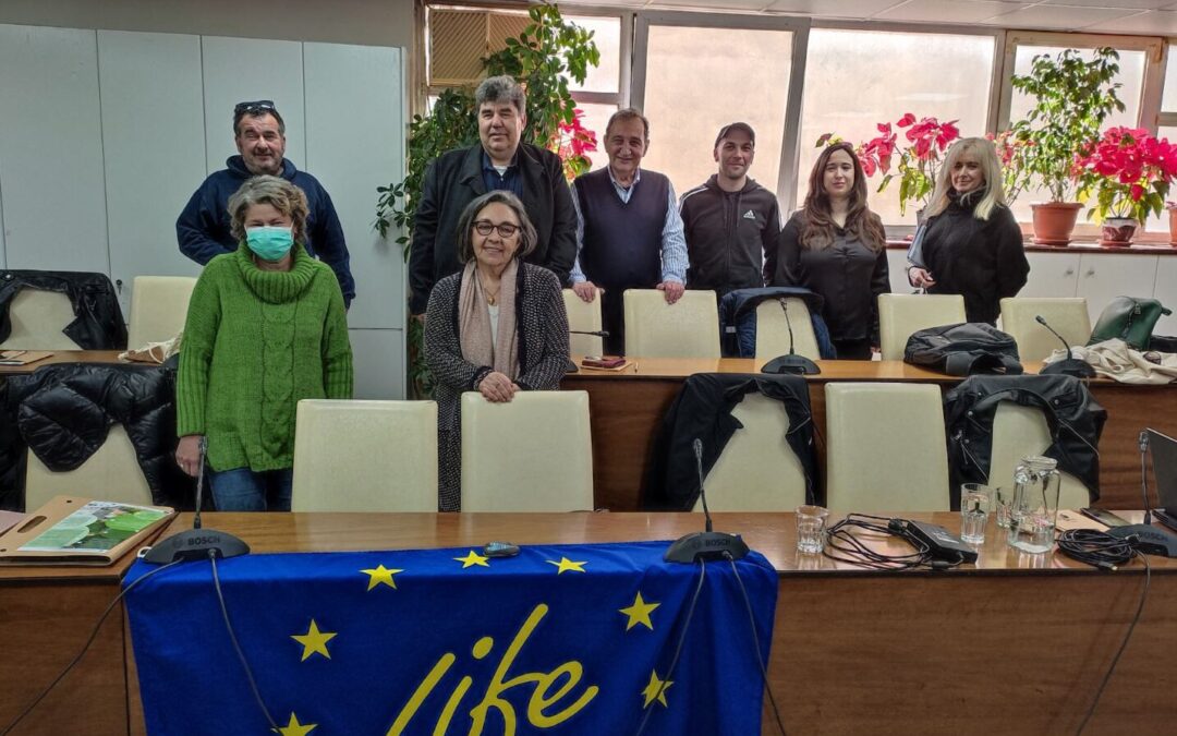 Η ομάδα του Life GrIn πραγματοποίησε επίσκεψη στο τμήμα πρασίνου του Δήμου Βύρωνα
