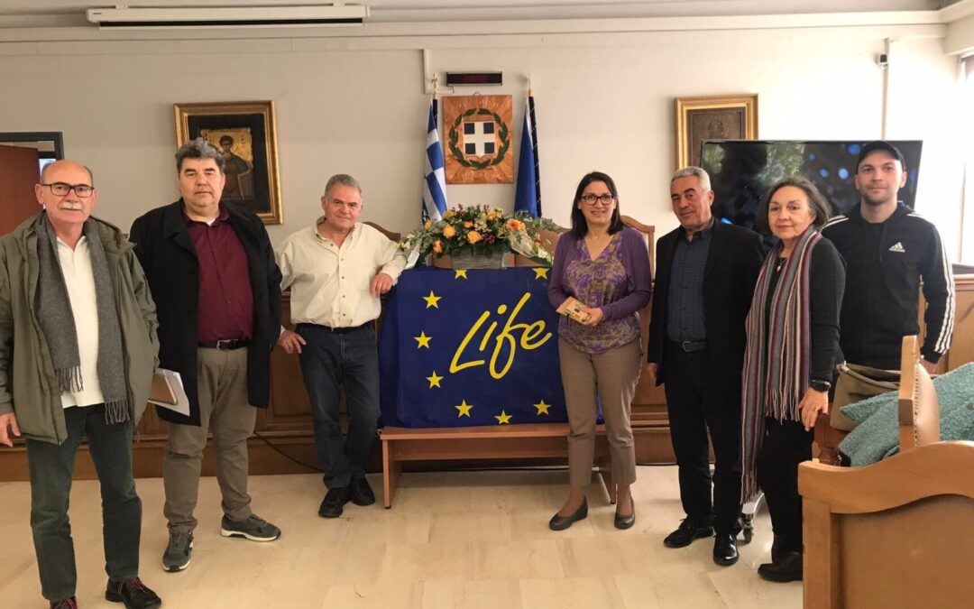 Life GrIn team visits the green department of the Municipality of Agios Dimitrios